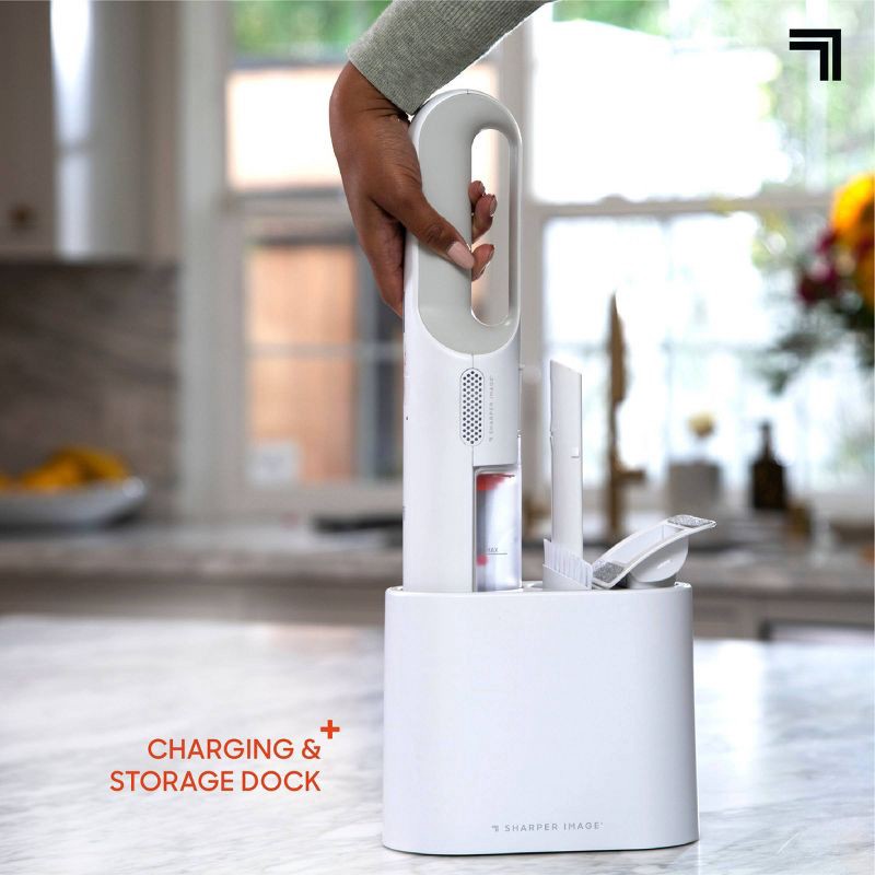 slide 14 of 15, Sharper Image Swap Clean Lightweight Cordless Handheld & Stick Vacuum Gray, 1 ct