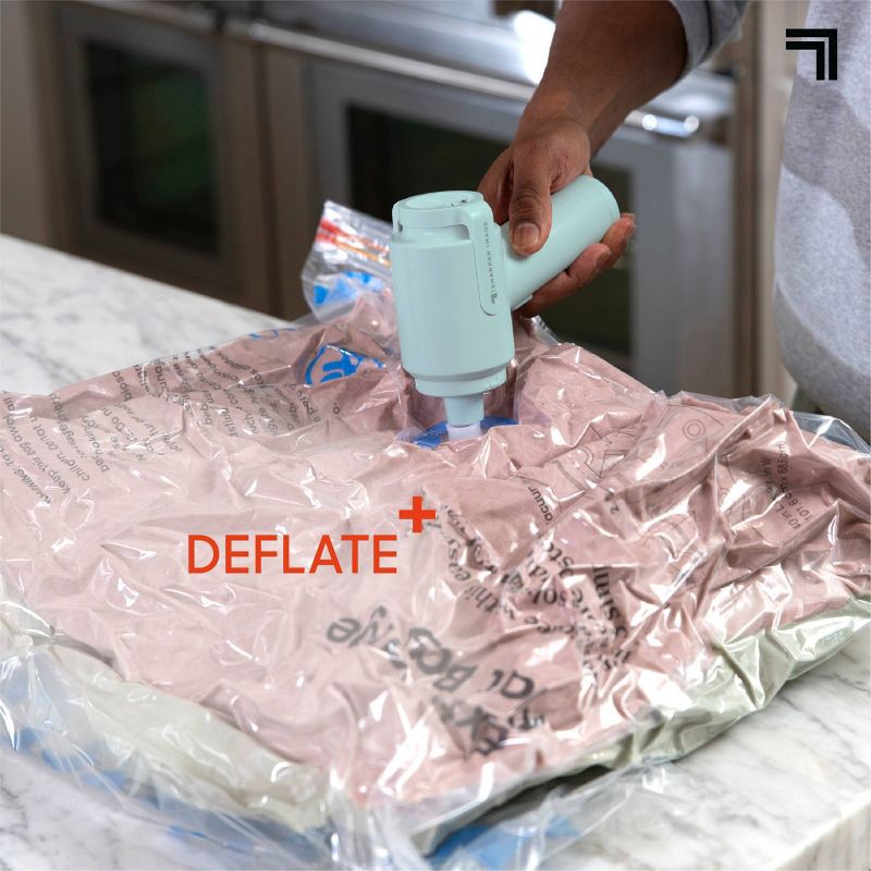 slide 10 of 11, Sharper Image Dual Air Cordless Vacuum and Blower Mint, 1 ct