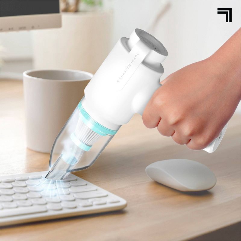 slide 7 of 11, Sharper Image Dual Air Cordless Vacuum and Blower White, 1 ct