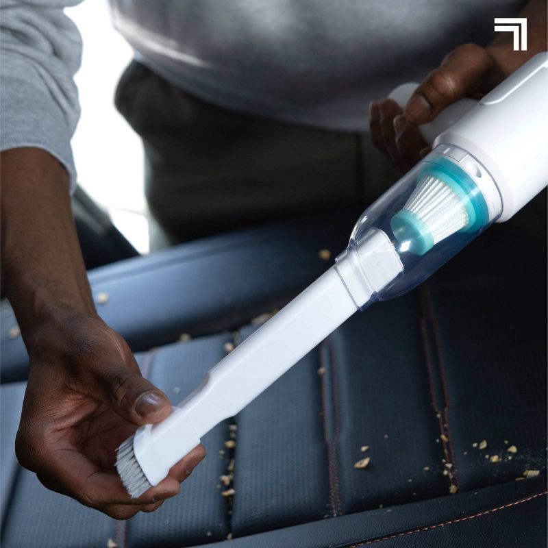 slide 8 of 11, Sharper Image Dual Air Cordless Vacuum and Blower White, 1 ct