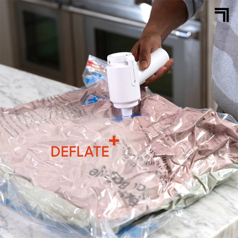 slide 10 of 11, Sharper Image Dual Air Cordless Vacuum and Blower White, 1 ct