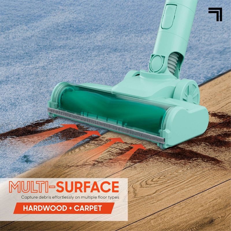 slide 4 of 14, Sharper Image Cordless Vacuum Lightweight Stick and Handheld Combo Mint, 1 ct