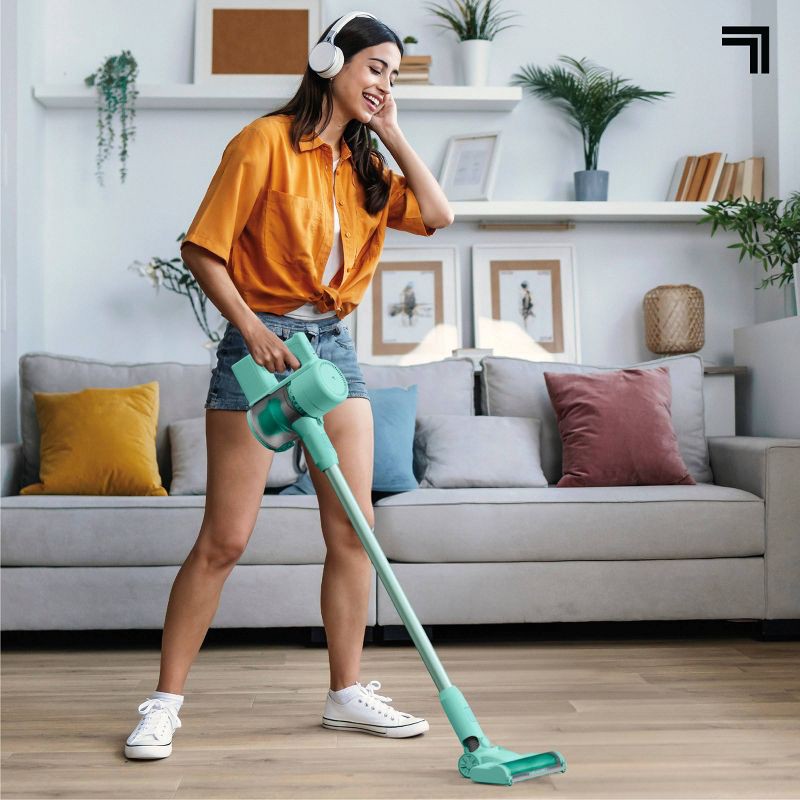 slide 13 of 14, Sharper Image Cordless Vacuum Lightweight Stick and Handheld Combo Mint, 1 ct