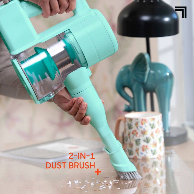slide 5 of 14, Sharper Image Cordless Vacuum Lightweight Stick and Handheld Combo Mint, 1 ct
