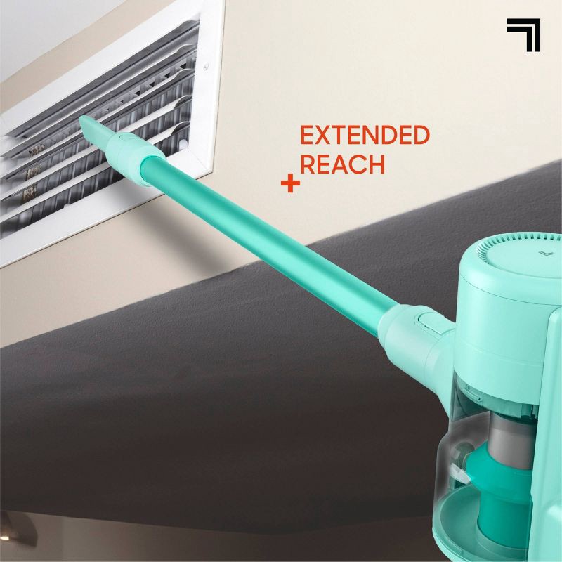 slide 7 of 14, Sharper Image Cordless Vacuum Lightweight Stick and Handheld Combo Mint, 1 ct