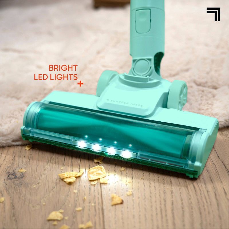 slide 9 of 14, Sharper Image Cordless Vacuum Lightweight Stick and Handheld Combo Mint, 1 ct