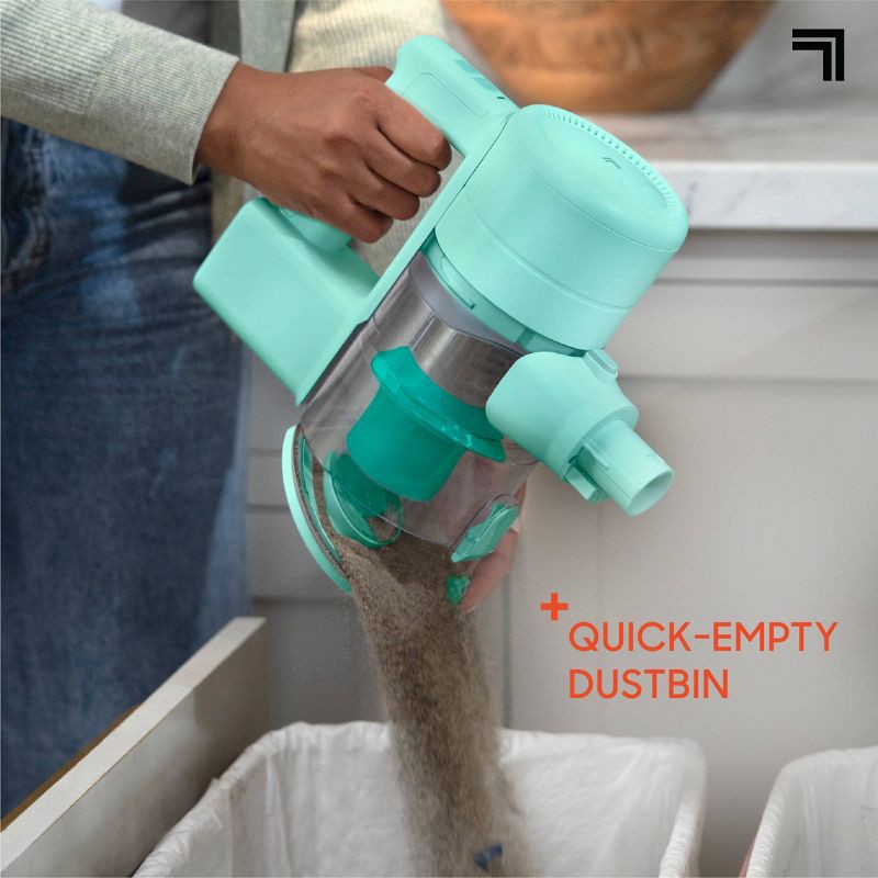 slide 10 of 14, Sharper Image Cordless Vacuum Lightweight Stick and Handheld Combo Mint, 1 ct