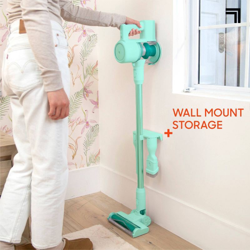 slide 11 of 14, Sharper Image Cordless Vacuum Lightweight Stick and Handheld Combo Mint, 1 ct