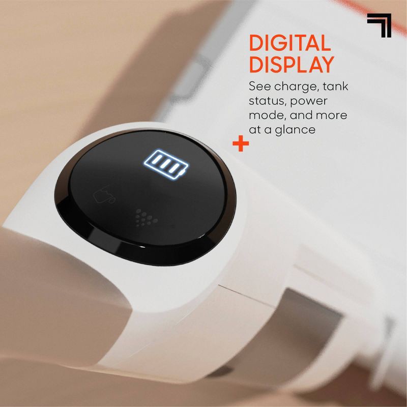 slide 8 of 14, Sharper Image Combo Clean Sweep 02, Cordless Power Broom & Mop White, 1 ct