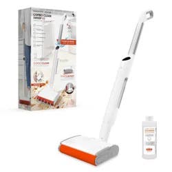 Sharper Image Combo Clean Sweep 02, Cordless Power Broom & Mop White