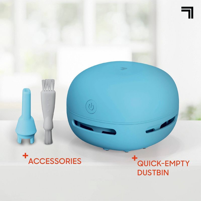 slide 6 of 10, Sharper Image Desktop Vacuum Blue, 1 ct