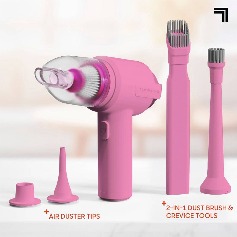 slide 5 of 11, Sharper Image Dual Air Cordless Vacuum and Blower Pink, 1 ct
