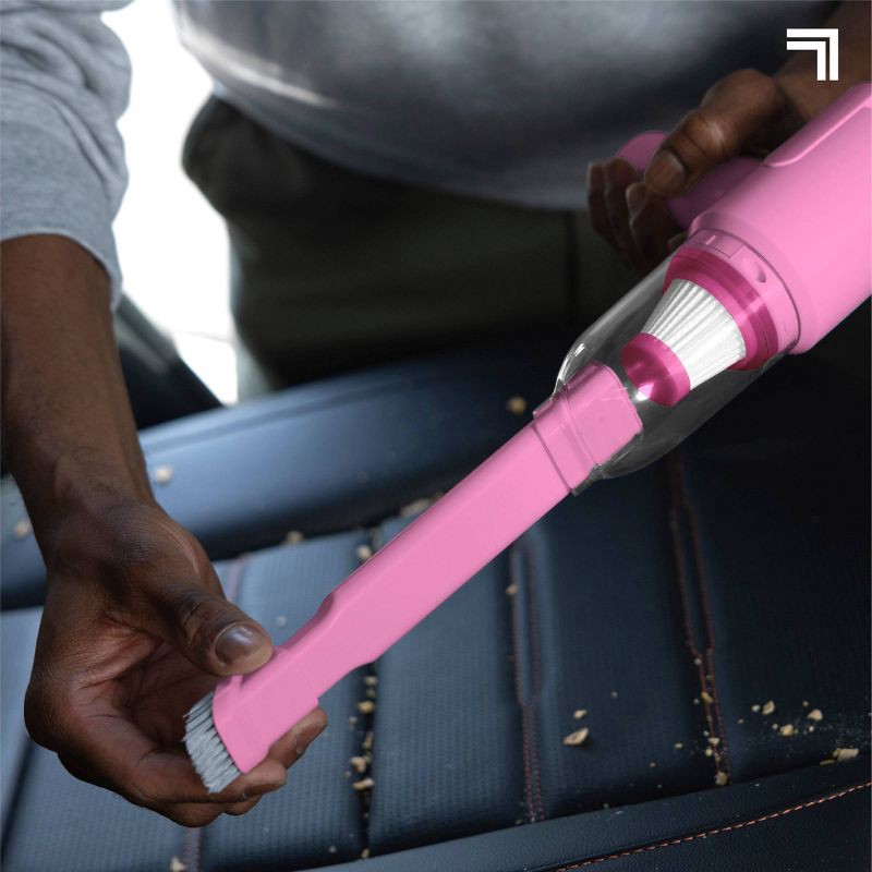 slide 8 of 11, Sharper Image Dual Air Cordless Vacuum and Blower Pink, 1 ct
