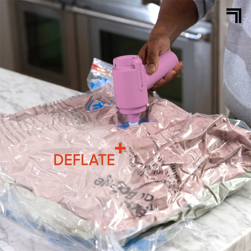 slide 10 of 11, Sharper Image Dual Air Cordless Vacuum and Blower Pink, 1 ct