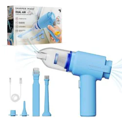 Sharper Image Dual Air Cordless Vacuum and Blower Blue