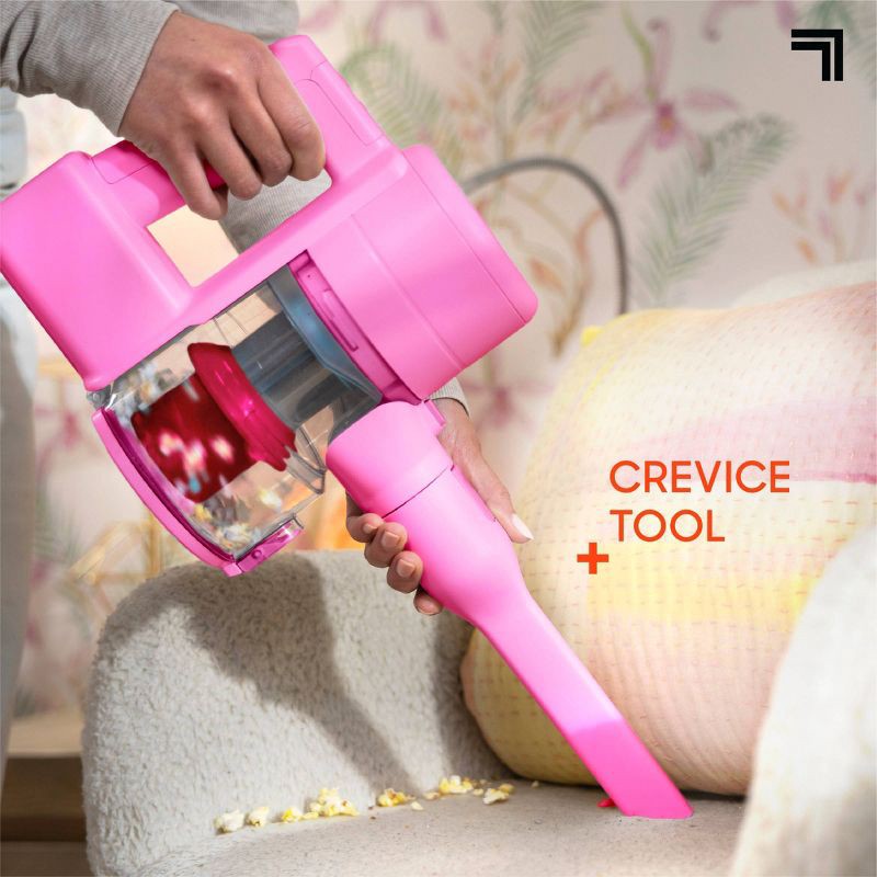 slide 6 of 14, Sharper Image Cordless Vacuum Lightweight Stick and Handheld Combo Pink, 1 ct