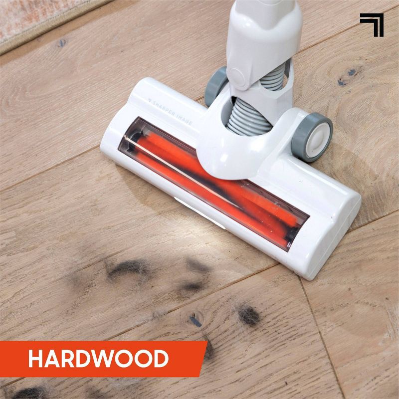 slide 6 of 14, Sharper Image Powerslim Corded Handheld and Stick Vacuum White, 1 ct