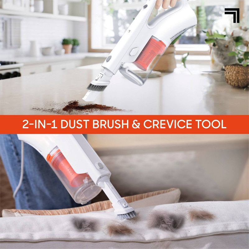 slide 8 of 14, Sharper Image Powerslim Corded Handheld and Stick Vacuum White, 1 ct