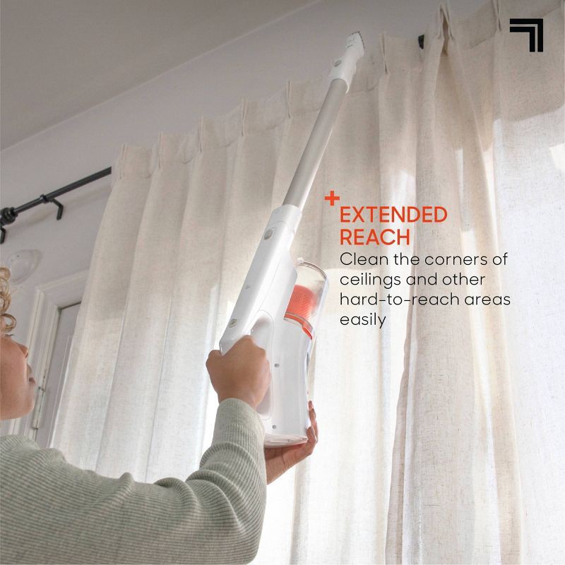 slide 9 of 14, Sharper Image Powerslim Corded Handheld and Stick Vacuum White, 1 ct