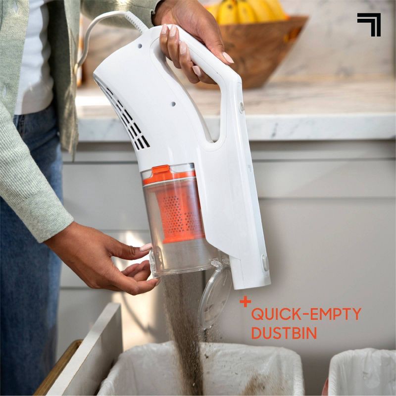 slide 11 of 14, Sharper Image Powerslim Corded Handheld and Stick Vacuum White, 1 ct