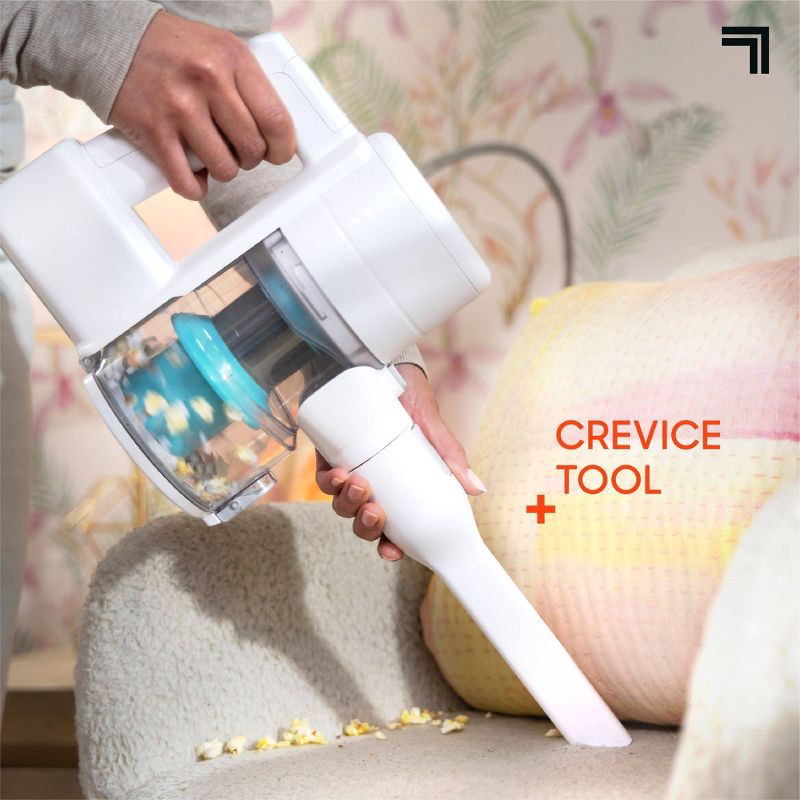 slide 6 of 14, Sharper Image Cordless Vacuum Lightweight Stick and Handheld Combo White, 1 ct