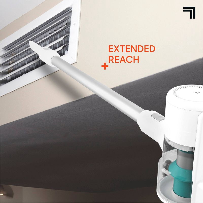 slide 7 of 14, Sharper Image Cordless Vacuum Lightweight Stick and Handheld Combo White, 1 ct