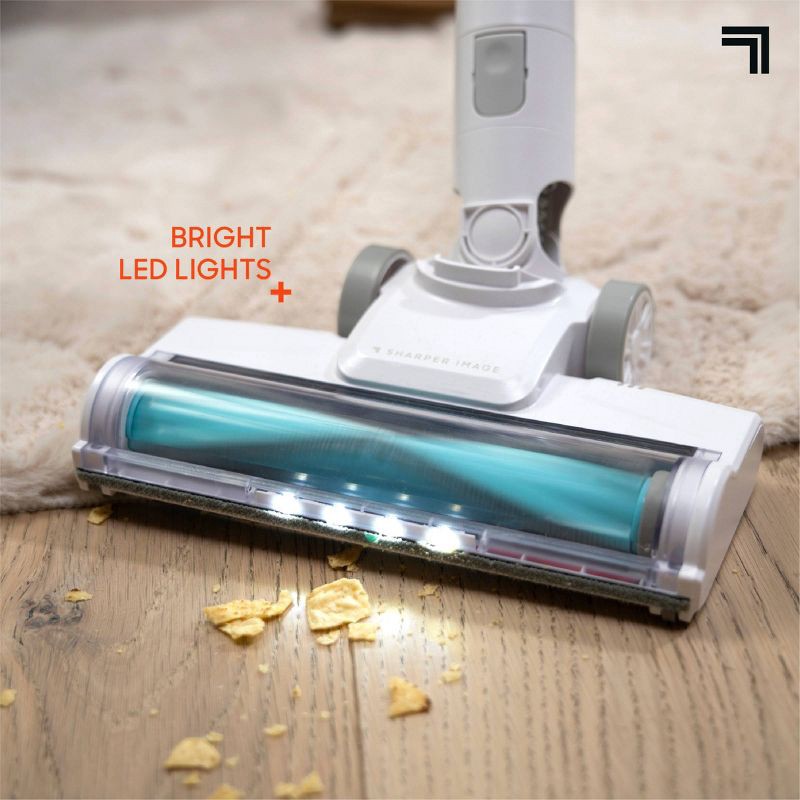 slide 9 of 14, Sharper Image Cordless Vacuum Lightweight Stick and Handheld Combo White, 1 ct