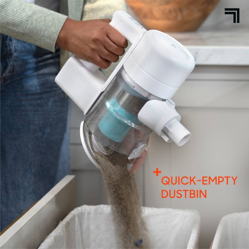 slide 10 of 14, Sharper Image Cordless Vacuum Lightweight Stick and Handheld Combo White, 1 ct