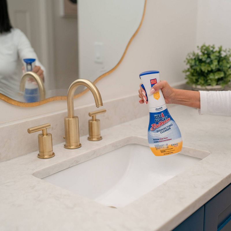 slide 5 of 9, Wet & Forget Citrus Scent Bathroom Disinfecting Cleaner - 16.9 fl oz, 16.9 fl oz