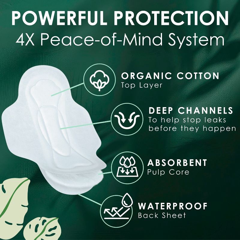 slide 4 of 13, L . Menstrual Pads Duo Pack - Regular/Super - 34ct, 34 ct