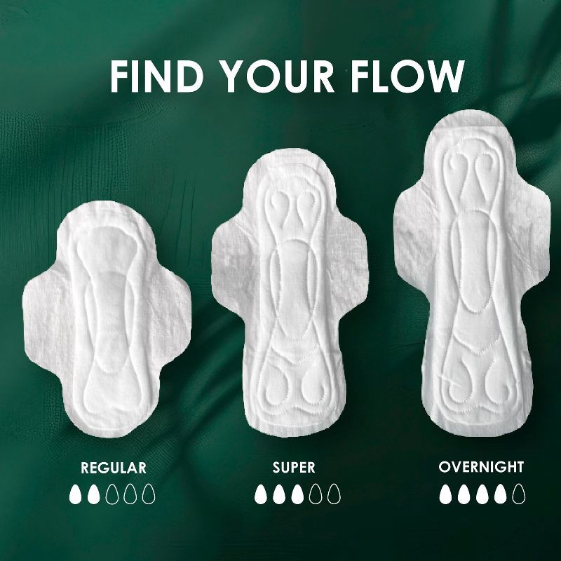 slide 7 of 13, L . Menstrual Pads Duo Pack - Regular/Super - 34ct, 34 ct