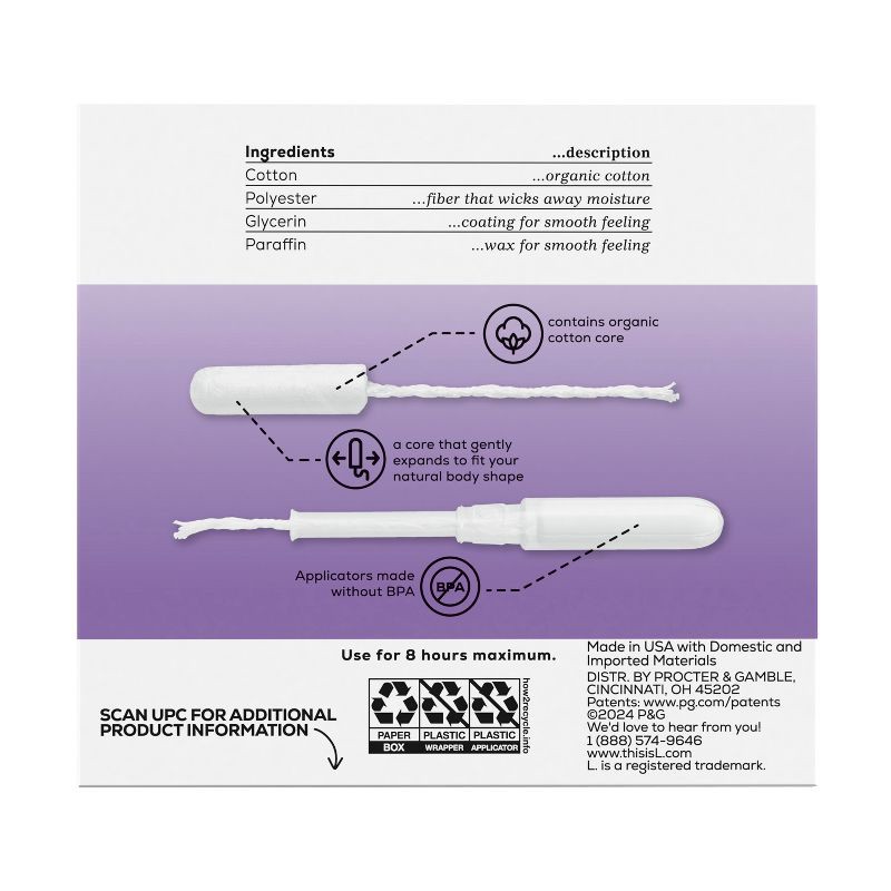 slide 2 of 12, L . Duo Pack Tampons - Super/Super Plus - 36ct, 36 ct