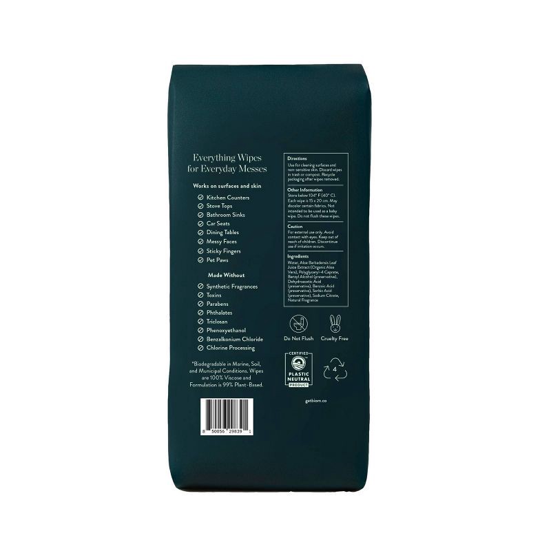 slide 2 of 6, Biom Neroli Dream All-Purpose Cleaning Wipes Refill - 60ct, 60 ct