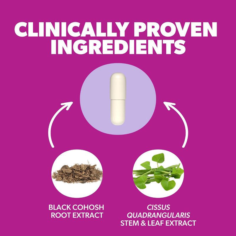 slide 7 of 9, AZO Menopause Relief - Daily Pre-Menopause Support Capsules - 30ct, 30 ct