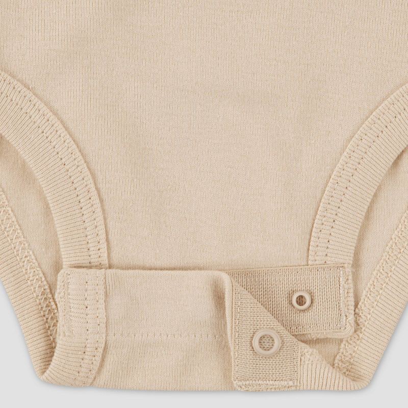 slide 3 of 3, Huggies Hugwear Baby 3pk Little Phrases Short Sleeve Bodysuits - Green 3M: Organic Cotton, Lightweight Knit, Crotch Snap Closure, 3 ct