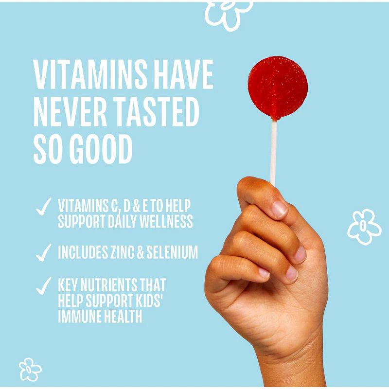 slide 5 of 11, The Eez Co. Multeez Daily Immune Support Pops for Kids - Cherry Berry - 3.2oz/13ct, 3.2 oz, 13 ct