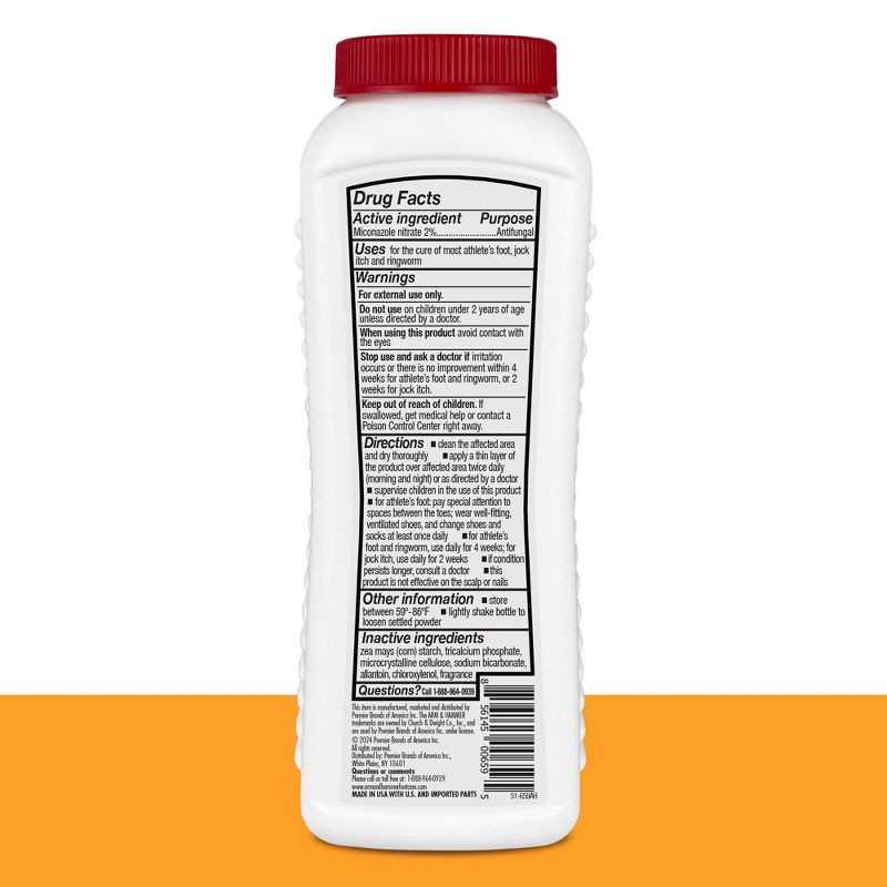 slide 2 of 8, Arm & Hammer Medicated Athlete's Foot Powder - 3.5oz, 3.5 oz
