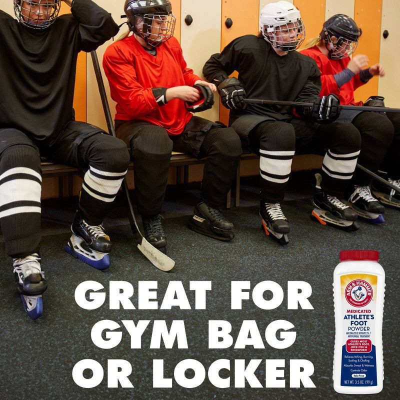 slide 8 of 8, Arm & Hammer Medicated Athlete's Foot Powder - 3.5oz, 3.5 oz