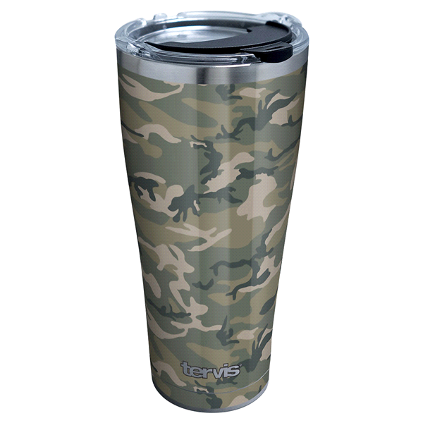 slide 1 of 1, Tervis Jungle Camo Stainless Tumbler with Hammer Lid, 30 oz