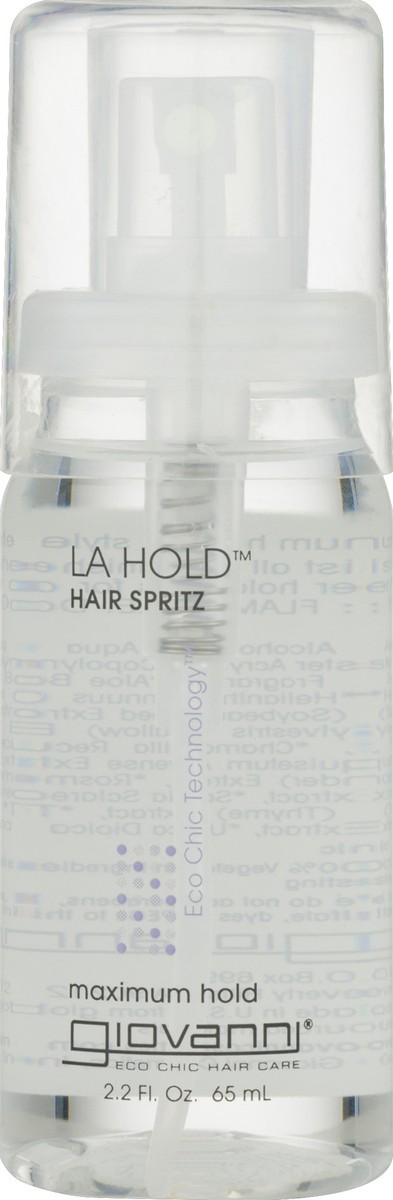 slide 4 of 4, Giovanni LA Hold Hair Spritz, 2.2 fl oz