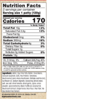 slide 3 of 5, Big Mountain Lion's Mane Truffle Flavor Mushroom Burger 2 ea, 2 ct