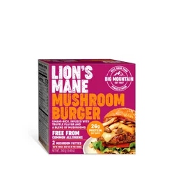 Big Mountain Lion's Mane Truffle Flavor Mushroom Burger 2 ea