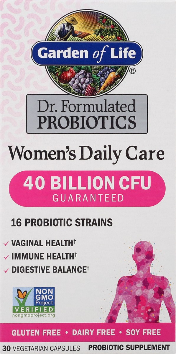 slide 6 of 9, Garden of Life Dr. Formulated Vegetarian Capsules Women's Daily Care 30 ea, 30 ct