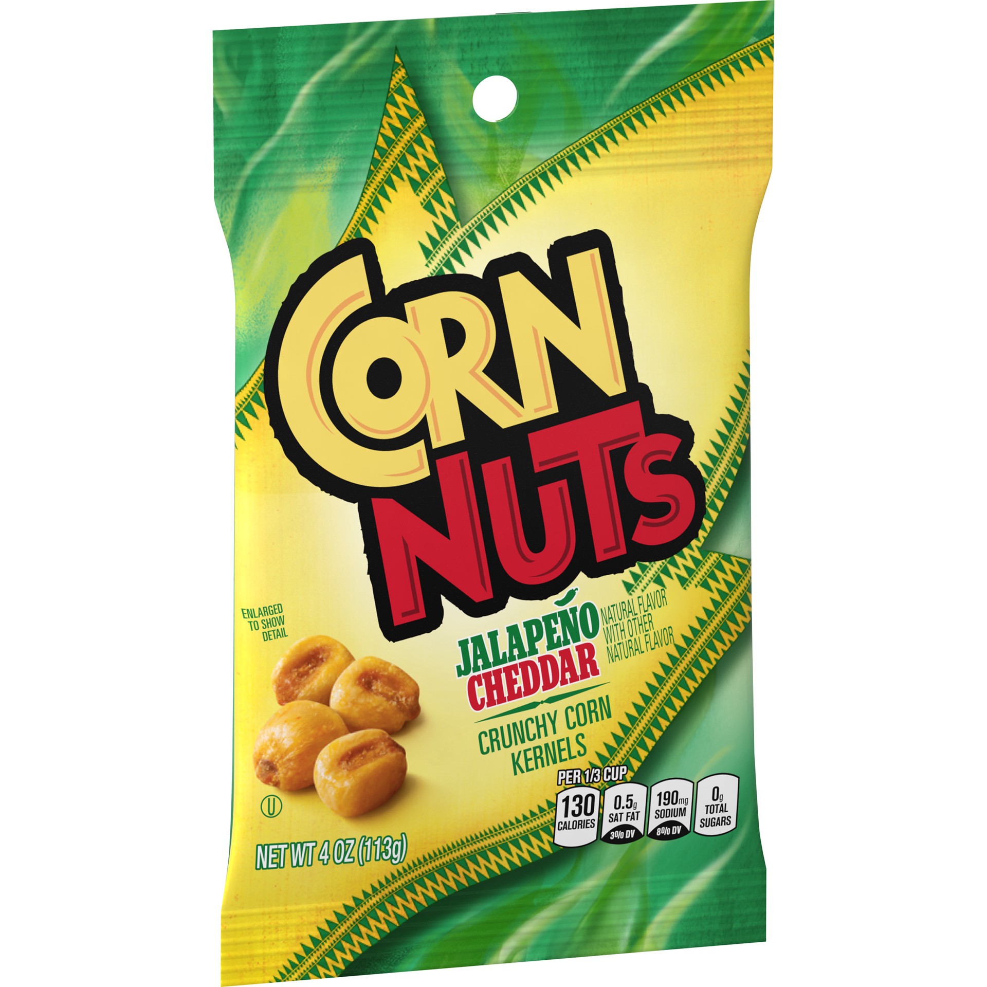 slide 2 of 5, Corn Nuts Jalapeno Cheddar Crunchy Corn Kernels, 4 oz Pack, 4 oz