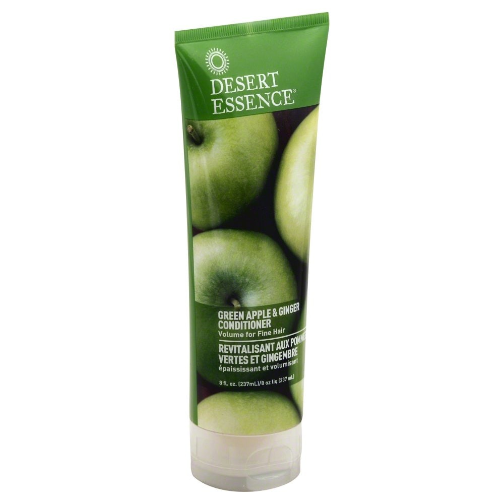 slide 1 of 1, Desert Essence Conditioner, Green Apple & Ginger, Volume for Fine Hair, 8 oz