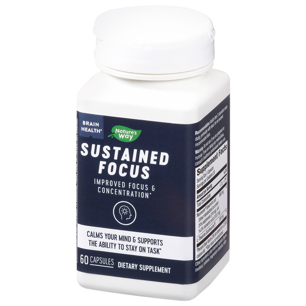 slide 6 of 9, Nature's Way Sustained Focus, 60 ct