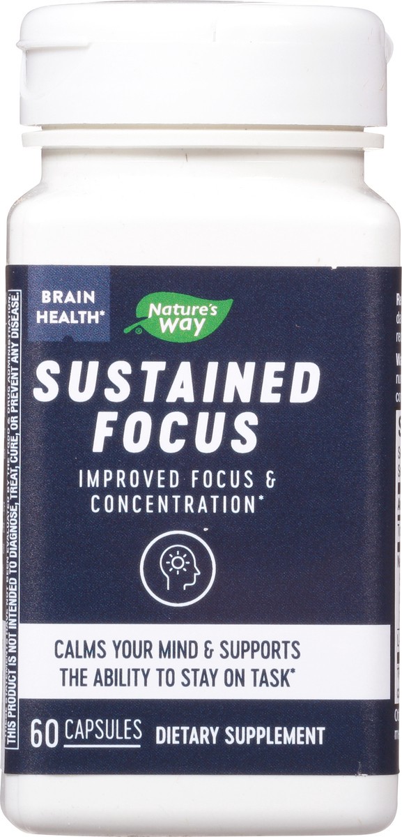 slide 2 of 9, Nature's Way Sustained Focus, 60 ct