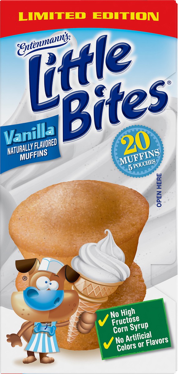 slide 6 of 8, Entenmann's Little Bites Vanilla Muffins 5 Ct 8.25 Oz, 5 ct