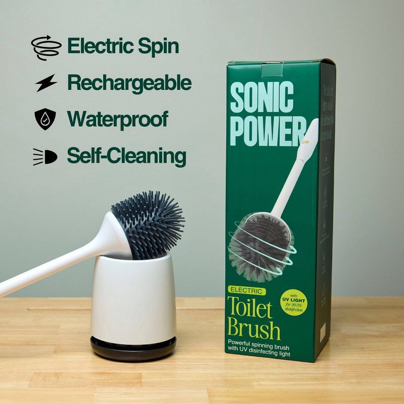 slide 5 of 6, Sonic Power Electric Toilet Brush - 5ct, 5 ct