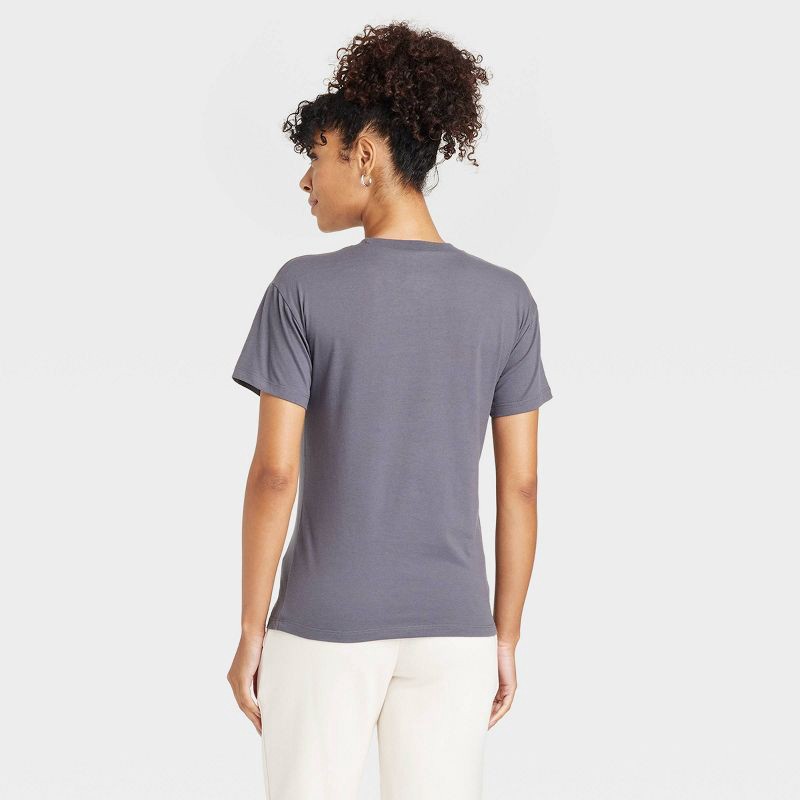 slide 2 of 3, Women's Do Everything with Kindness Short Sleeve Graphic T-Shirt - Gray XXS: Grayson Threads, Crew Neck, 1 ct